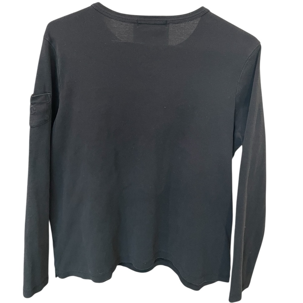 Lauren Ralph Lauren – Black Tee, Cotton Stretch, Sz XL, EUC - Picture 4 of 6